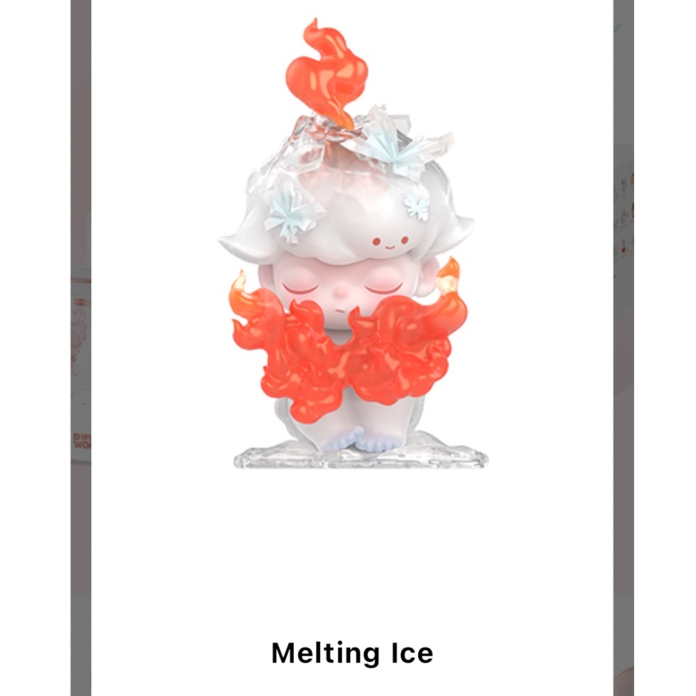 POPMART DIMOO Shapes in Nature Series Figures- Melting Ice 融冰 Sealed Bag